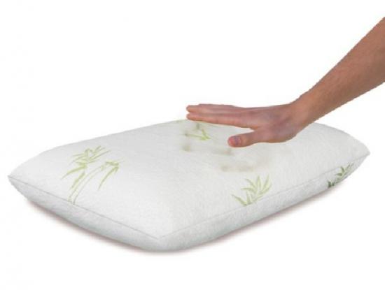 InnovaGoods Bamboo Jewel Bedding Memory Schaumstoff-Kissen