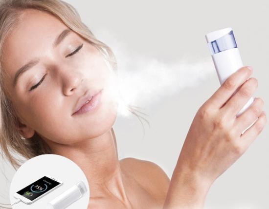 InnovaGoods 2 in 1 Gesichtsbestuber mit Powerbank