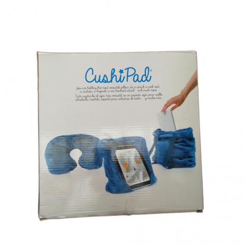 InnovaGoods CushiPad 3 in 1 Kissen Farbe Blau Rot - Farbe: Rot