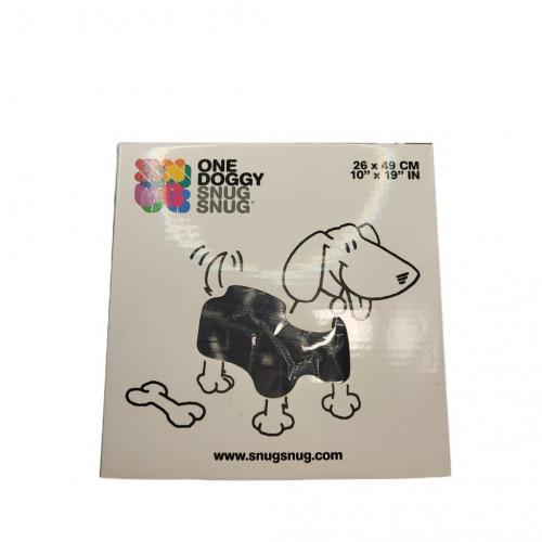 InnovaGoods Symbols Snug Snug One Doggy Hundedecke mit rmeln Schwarz 