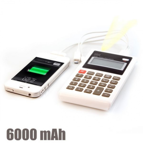 InnovaGoods Powerbank Taschenrechner 6000 mAh