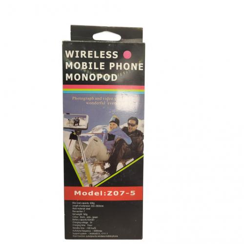 InnovaGoods Bluetooth Selfie-Monopod fr Mobiltelefone - Farbe: Rosa
