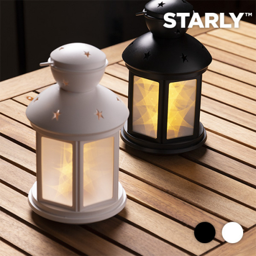 Starly LED-Laterne - Farbe: Schwarz