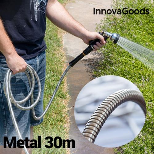 InnovaGoods Reifester Metallschlauch - Lnge: 30 meter