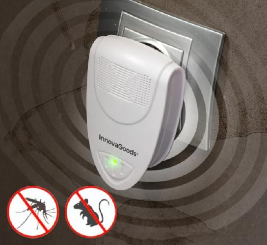 InnovaGoods Mini Ultraschall Muse- und Insektenabwehr