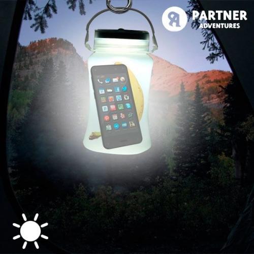 InnovaGoods Partner Adventures Silikon-Solar-LED-Flasche