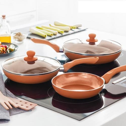 InnovaGoods Copper-Effect Pfannen Set (5-teilig)