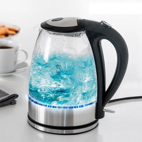 InnovaGoods Wasserkocher mit LED Licht 2200W