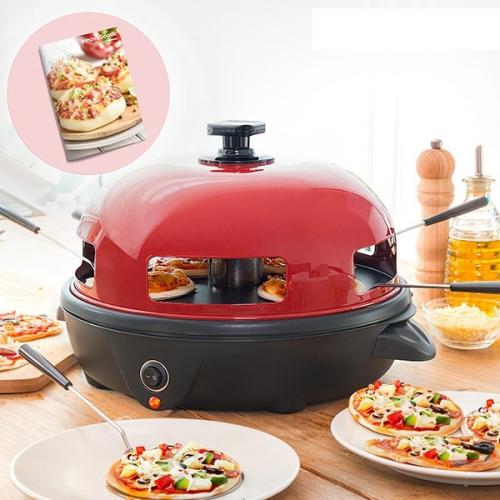 InnovaGoods Mini Pizzaofen mit Presto! Rezeptbuch