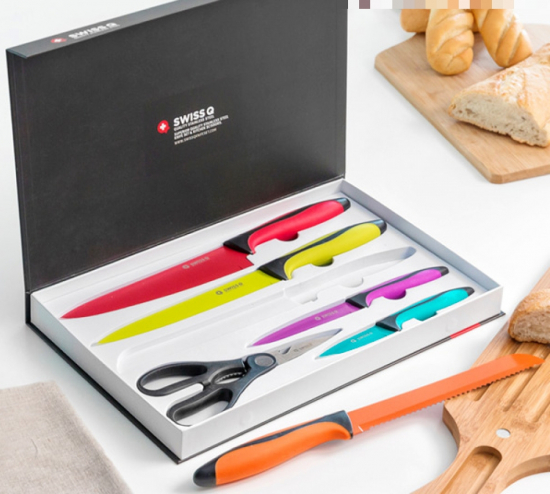 InnovaGoods Swiss Q High Quality Edelstahlmesser (6 Teile)