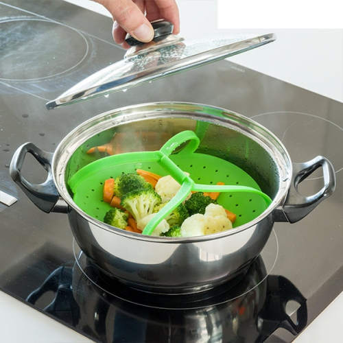 InnovaGoods faltbarer Silikon Dampfgarer