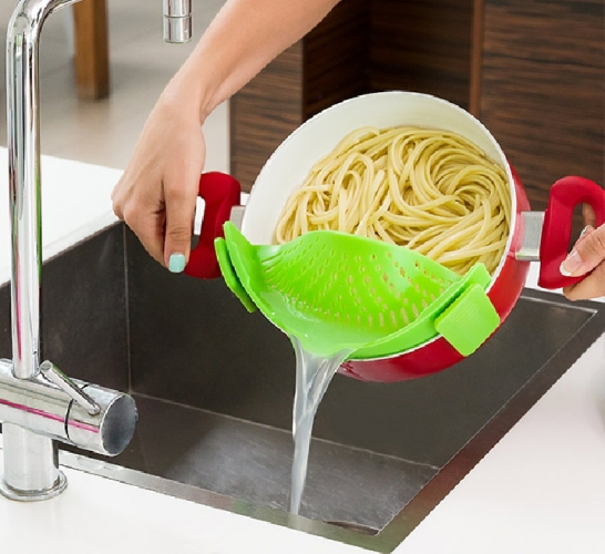 InnovaGoods Abtropfsieb aus Silikon