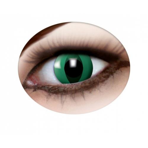 Kontaktlinsen Farbig 3 Monatslinsen Flaggen - Auswahl: Kontaktlinsen Schlangenauge gr�n