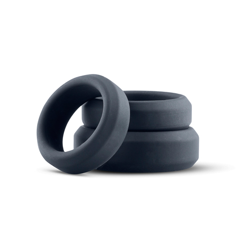 Boners Silikon Ring Hilfsmittel - Auswahl: 3 Ring kit (flat rings) Grau 
