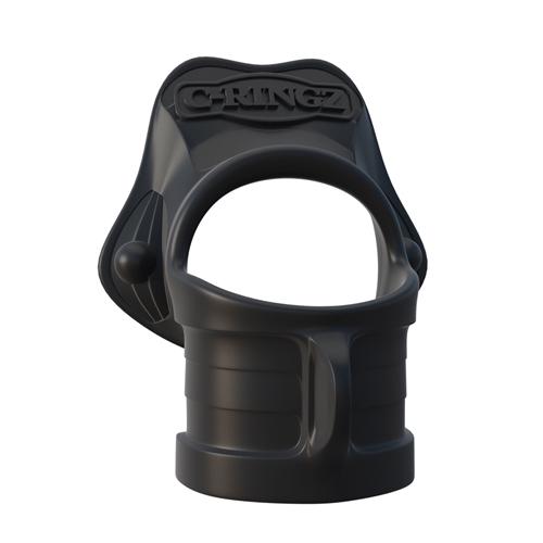 Fantasy C Ringz Rock Hard Penisring und Hodenstrecker - Farbe: Schwarz