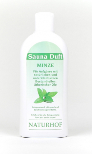 therischer Saunaduft 250ml  - Duft : Minze