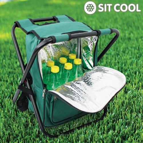 InnovaGoods 3 in 1 Sit Cool | Klapphocker, Isoliertasche und Rucksack