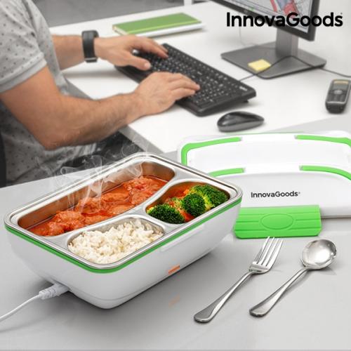 InnovaGooods Pro Elektrische Lunchbox 50W Wei Grn