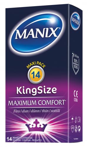 Manix MANIX King Size 14 St. - Farbe: Naturkautschuklatex