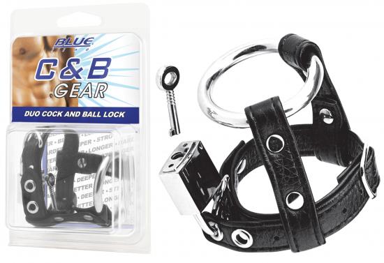 Blue Line BLUE LINE C&B GEAR Duo Cock And Ball Lock - Farbe: Gummi