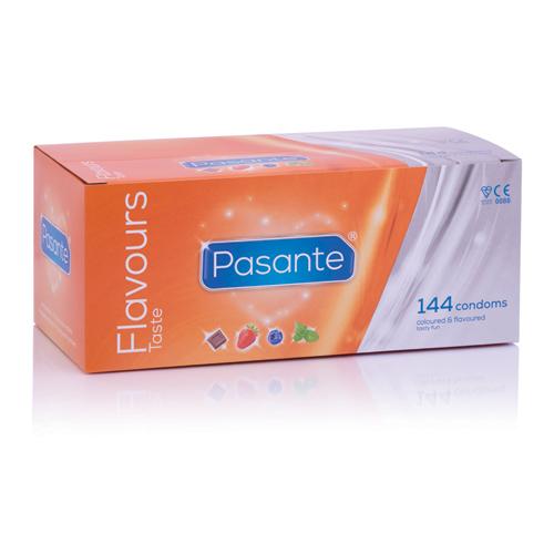 Pasante Flavours Kondome 144 St�ck - Farbe: Verschiedene Farben - Menge: 144St�ck