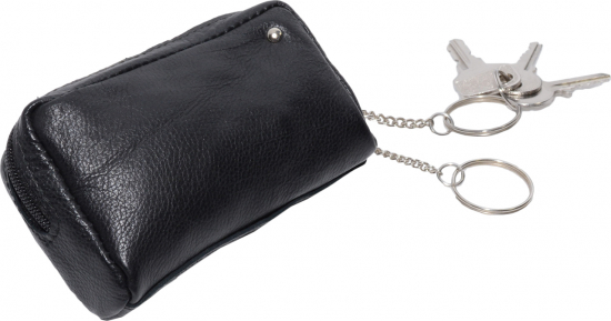 Impex Schl�sseltasche Schl�sseletui Schl�sselb�rse mit 2 Ringen Nappa Leder 