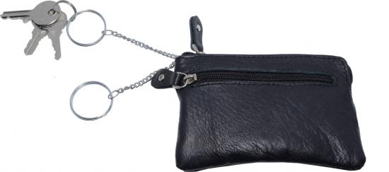 Impex Schl�sseltasche mit 2 Ringen Nappa Leder