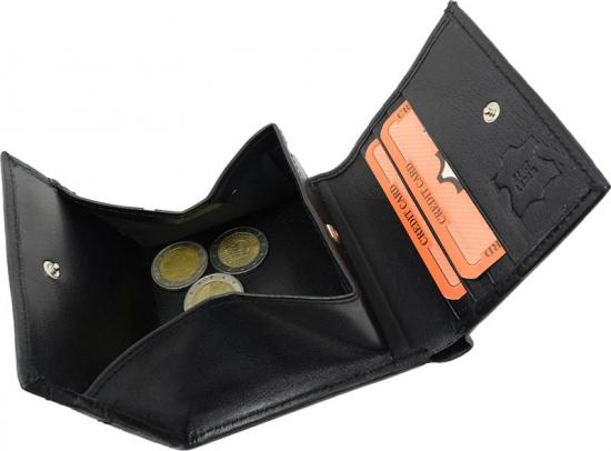 Impex Wiener Schachtel Opa B�rse Nappa-Leder schwarz uni (mit Sch�tte)