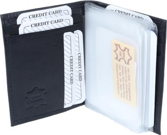 Impex Kreditkartenetui / Kartenh�lle - Auswahl: Kreditkartenetui / Kartenh�lle mit 7 herausnehmbaren Kartenf�chern Nappa Leder