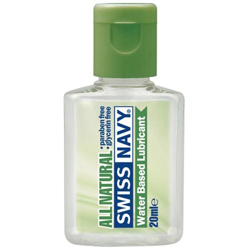 Swiss Navy All Natural Gleitmittel 20ML - Farbe: Durchsichtig - Menge: 20ml