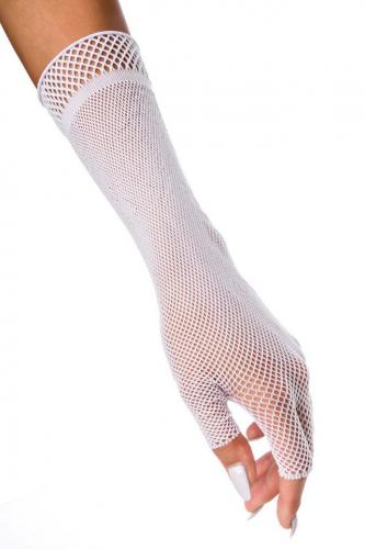 Atixo lange Satinhandschuhe - Auswahl: wei� 2 