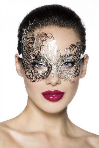 Atixo Metallmaske One Size - Farbe: silber 2