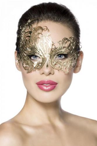 Atixo Metallmaske One Size - Farbe: gold 2