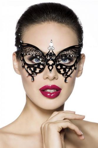 Atixo Metallmaske One Size - Farbe: schwarz 2