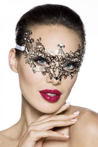 Atixo Metallmaske One Size - Farbe: silber