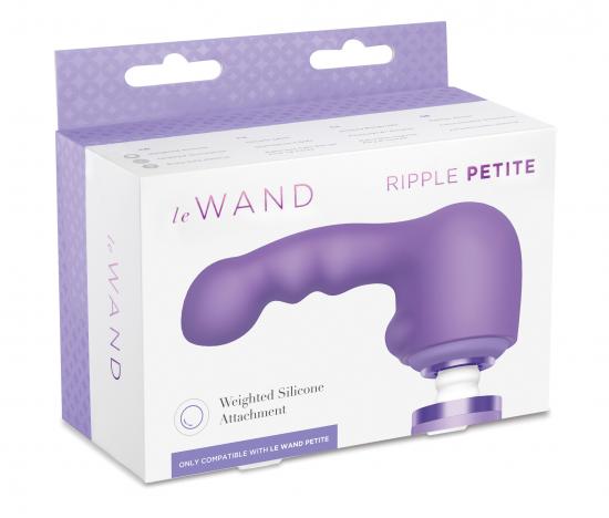 Le Wand Ripple Petite Weighted Silicone Attachment - Farbe: Violett