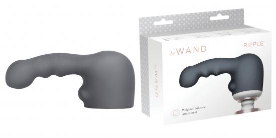 Le Wand Ripple Weighted Silicone Attachment - Farbe: Grau
