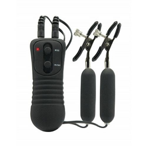 EDC Retail B.V. Fetish Fantasy Series Vibrierende Brustwarzenklemmen - Farbe: Schwarz