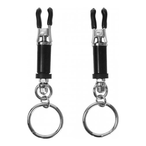 Master Series Bondage Ring Barrel Clamps - Farbe: Schwarz