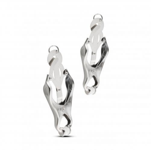 Sinner Gear Nippelklemmen mit Clips - Farbe: Silber