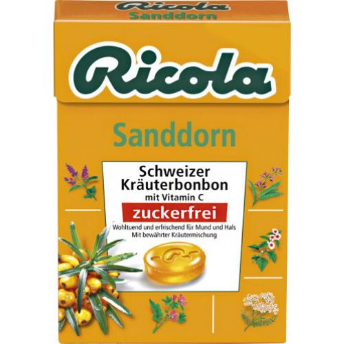 Ricola ohne Zucker sanddorn 50g