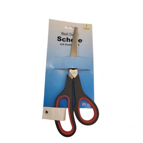 Best Choice Schere Qualit�t 19cm mit rotem Gummigriffen