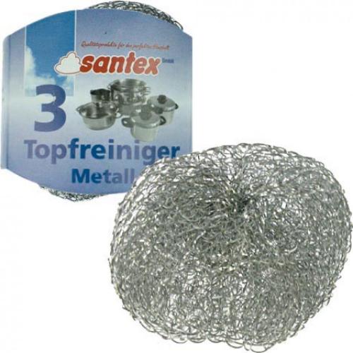 Santex Topfreiniger Metall 3er je 10g Banderole