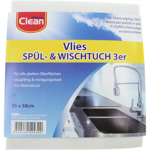 Clean Sp�l- & Wischtuch CLEAN 3er 35x38cm aus Vlies