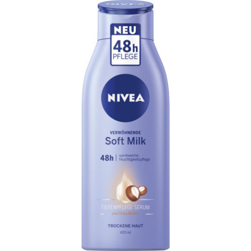 Nivea Verwhnende Soft Milk 400ml Flasche
