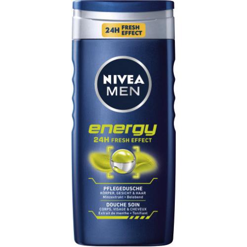 Nivea Dusche Men Energy 250ml Flasche
