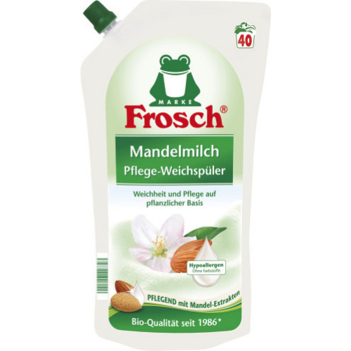 Frosch Mandelmilch Pflege-Weichspler 1 Liter Pflegend Bio-Qualitt