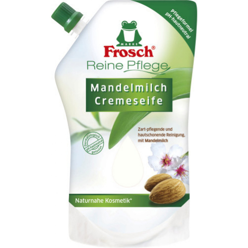 Frosch Cremeseife Mandelmilch Nachfllbeutel 500ml