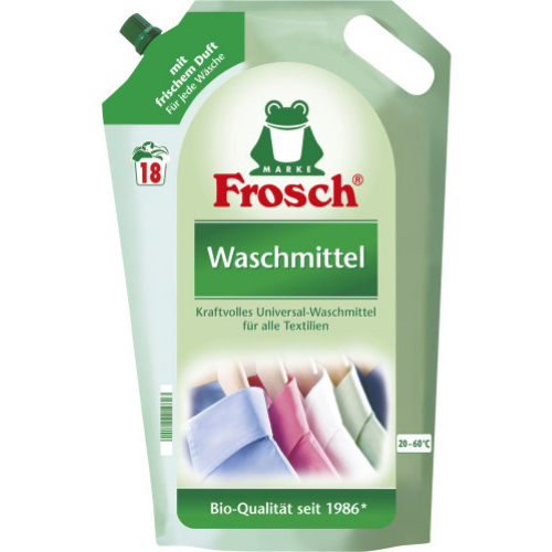 Frosch Flssig Waschmittel 1,8 Liter Beutel