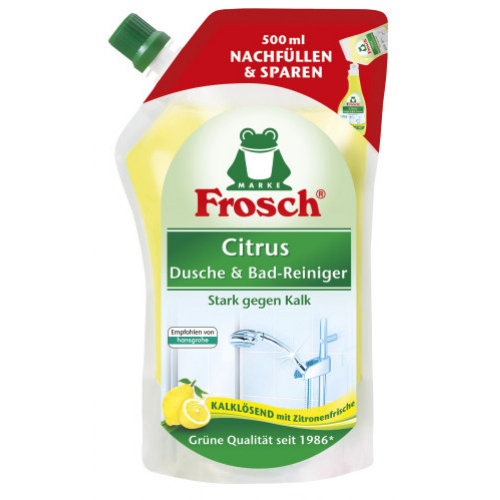 Frosch Citrus Dusche + Bad Reiniger 500ml Nachfller 